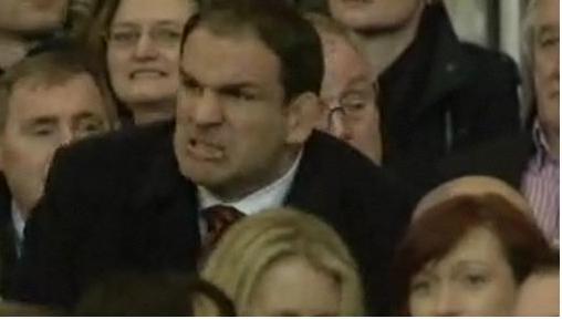The expression on Martin Johnson's face says it all